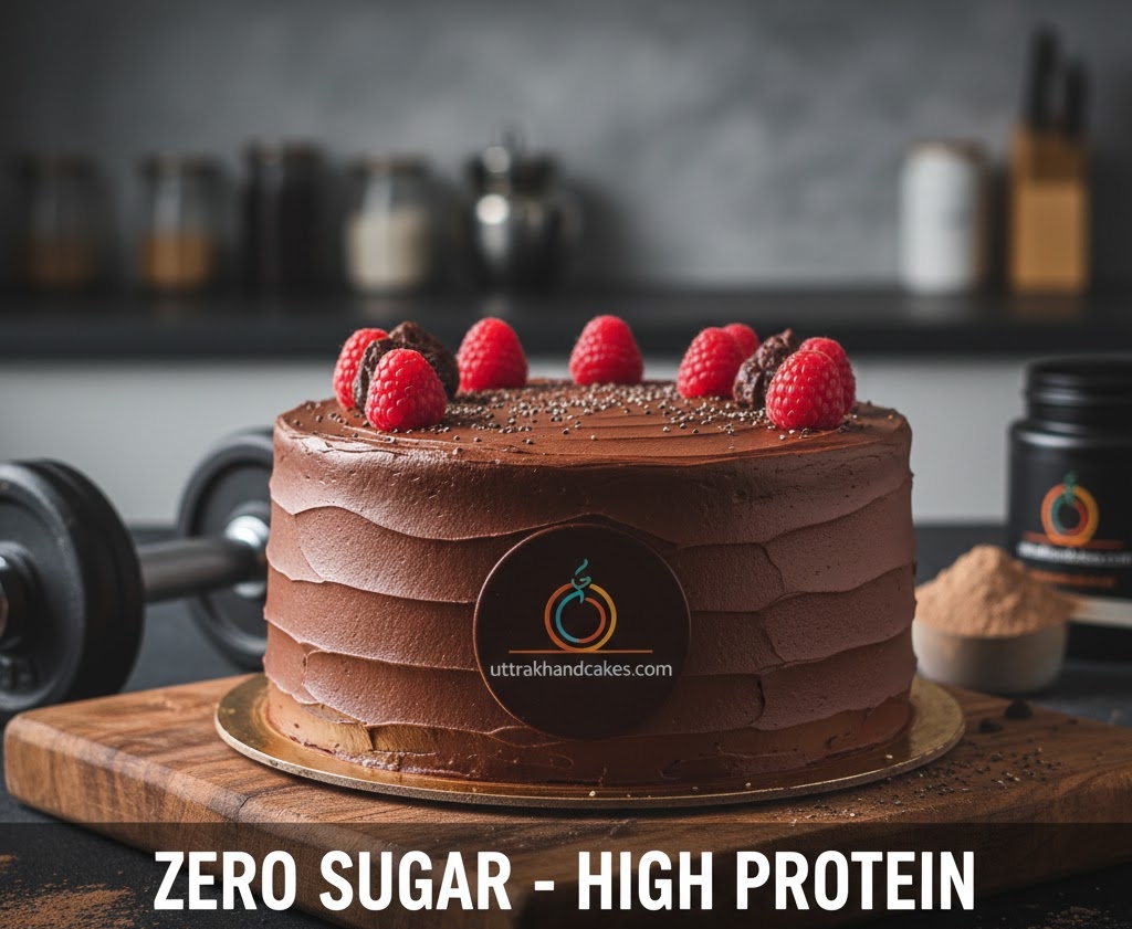 High Protein Whey Protein Cake | Zero Sugar & Gym Friendly | Uttrakhand Cakes