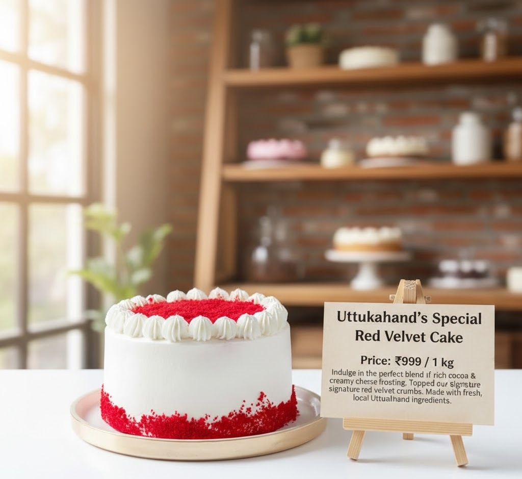 Special Eggless Red Velvet Cake - Freshly Baked in Noida