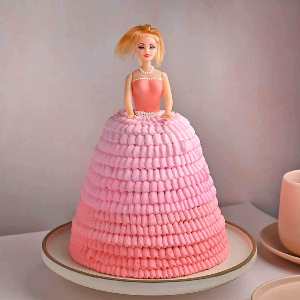 Princess Barbie Gown Cake
